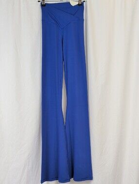 NWT OFFLINE by Aerie Real Me High Rise Flare Leggings Blue S Long